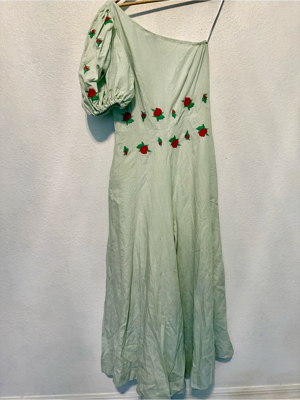 NWT Fanm Mon Datchna one shoulder embroidered jumpsuit - Picture 6 of 10